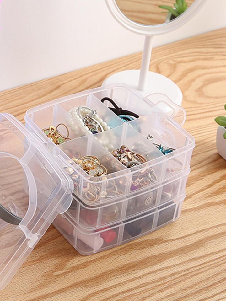 3 Layer 18 Grid Organizer, Jewerly Organizer 