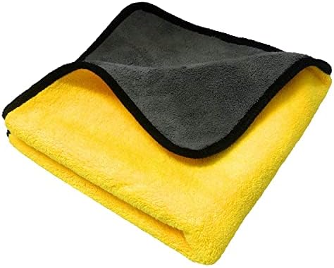 1 Pc Yellow Quick & Dry Microfiber Cloth