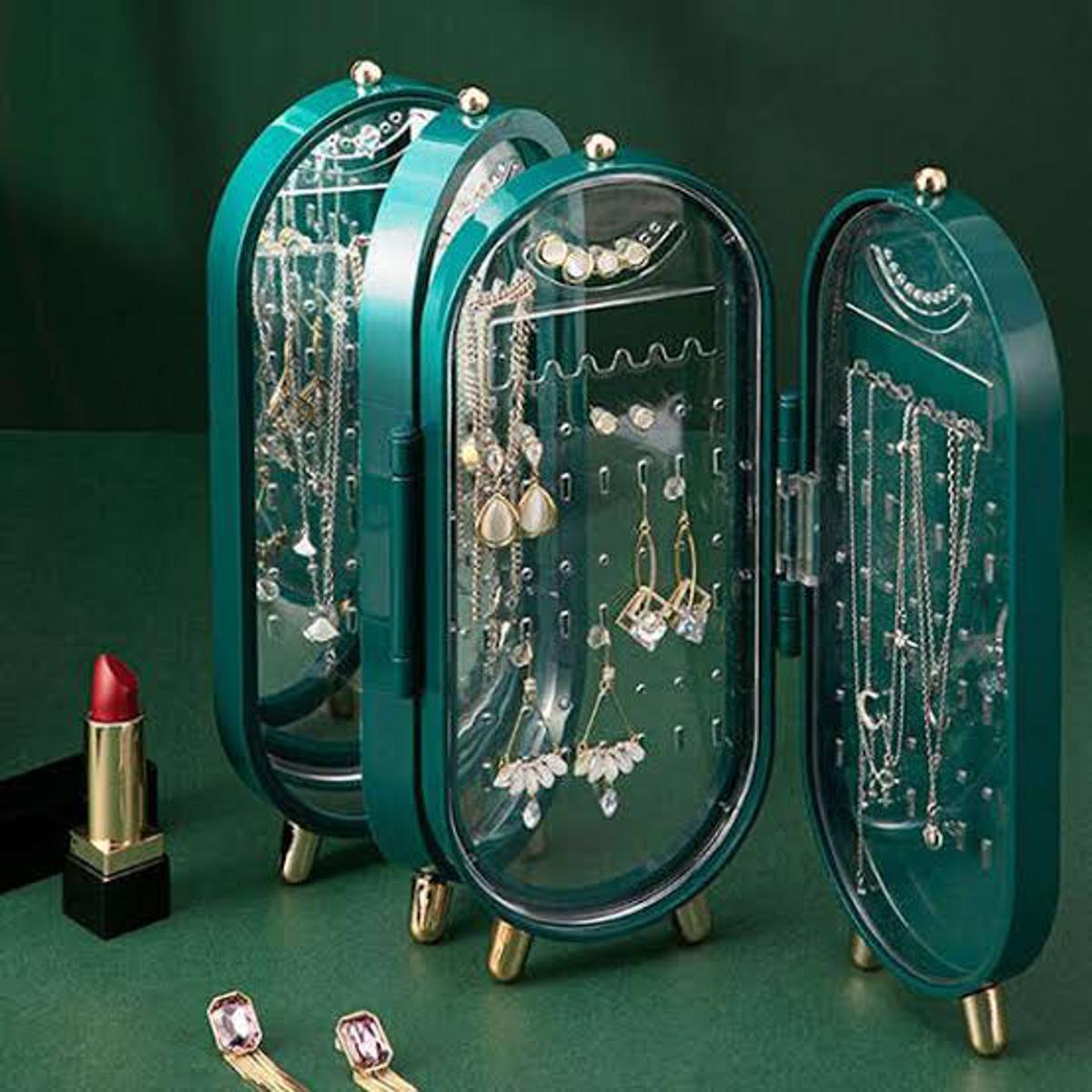 Foldable Mirror Jewelry Case