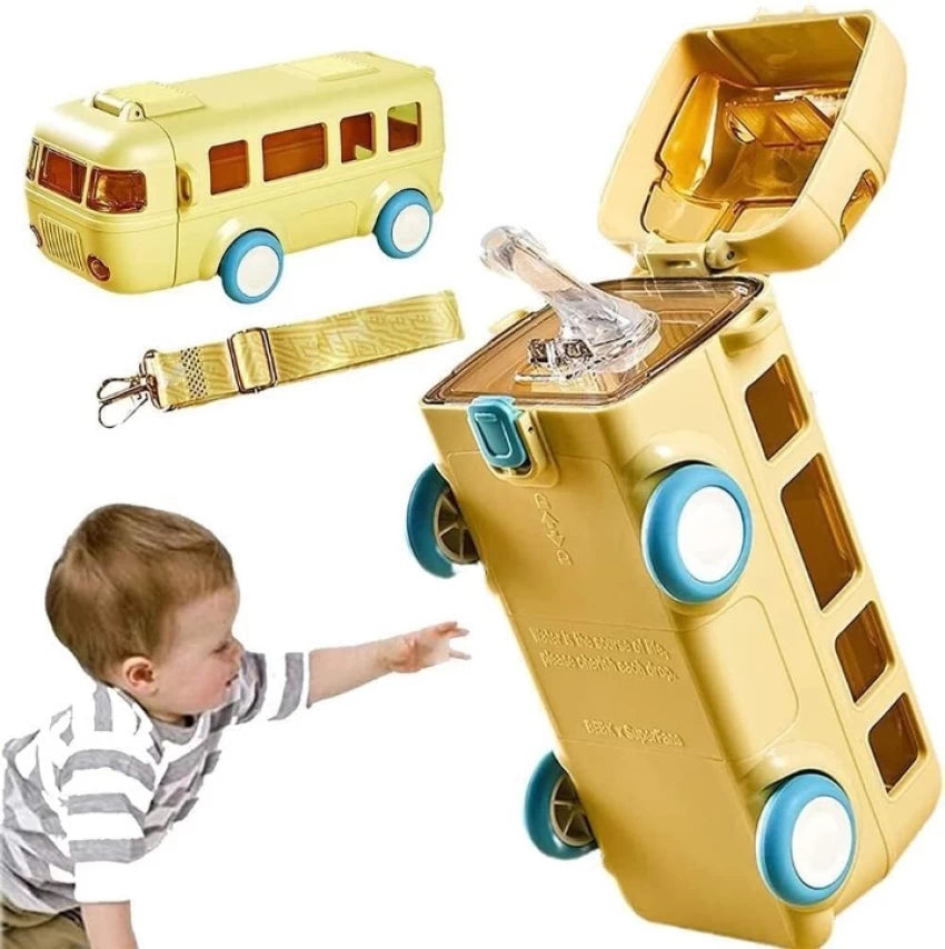 Bus Character Water Bottle