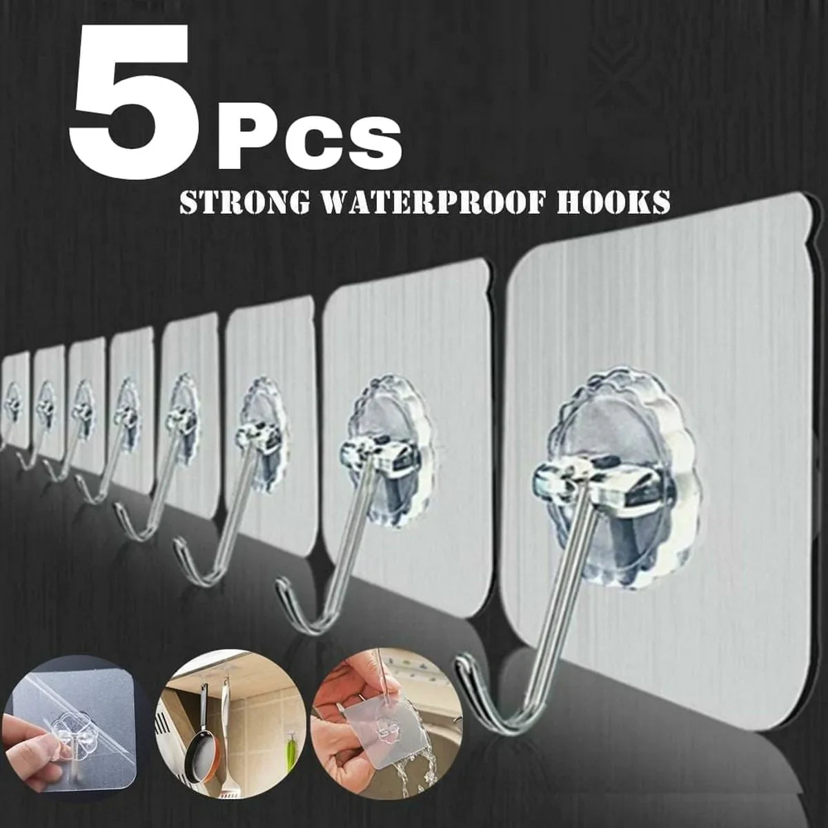 5Pcs Single Hook, Home and Living 