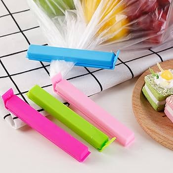 12Pcs Clip Set For Sealing Snack Bags