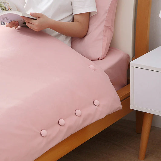 4 Piece Mushroom Duvet & Bed Cover Clips Set