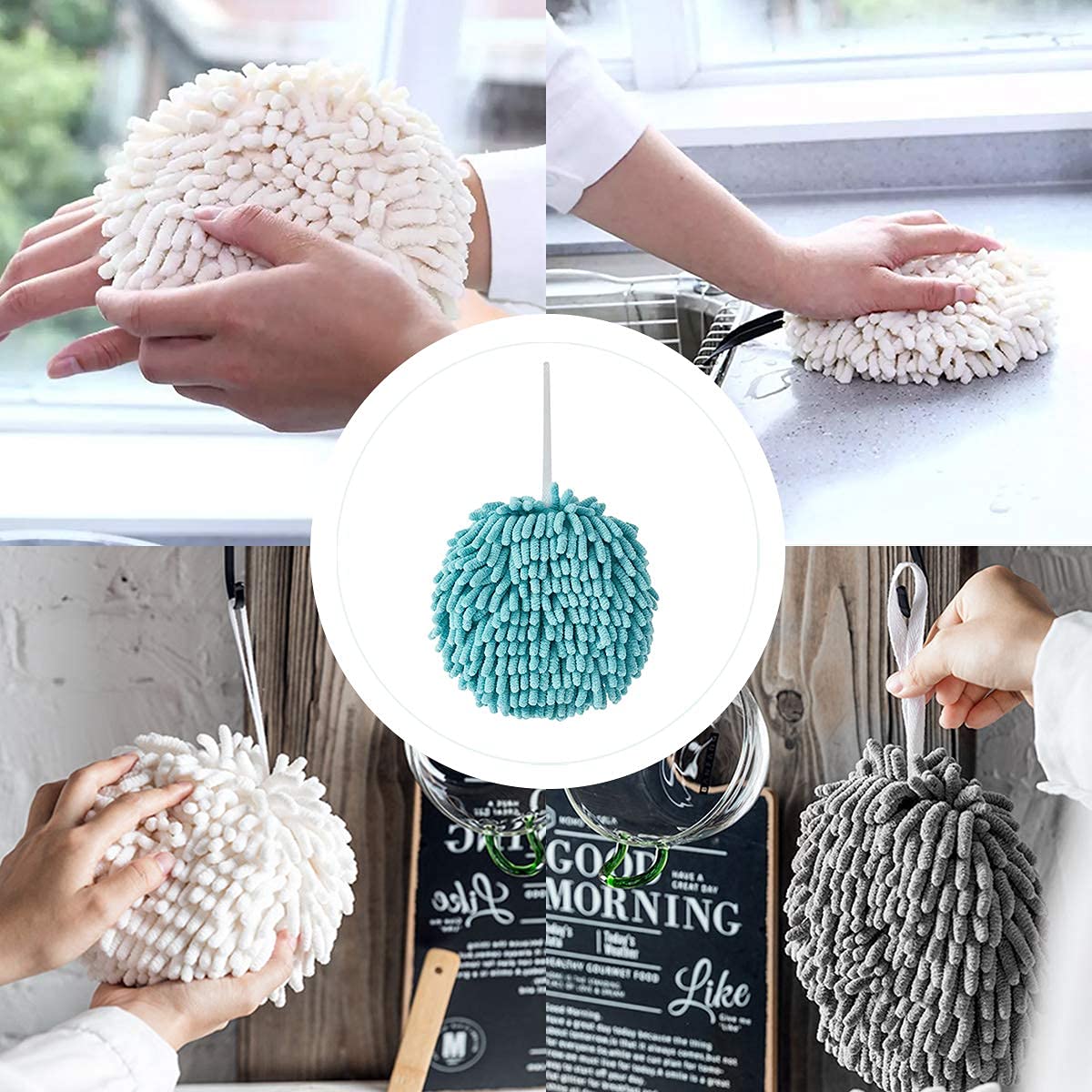 Premium Microfiber Sponge Ball For Cleaning