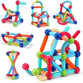 Kiddo STEM Magnetic Blocks – Learning Toy (36 Pieces)