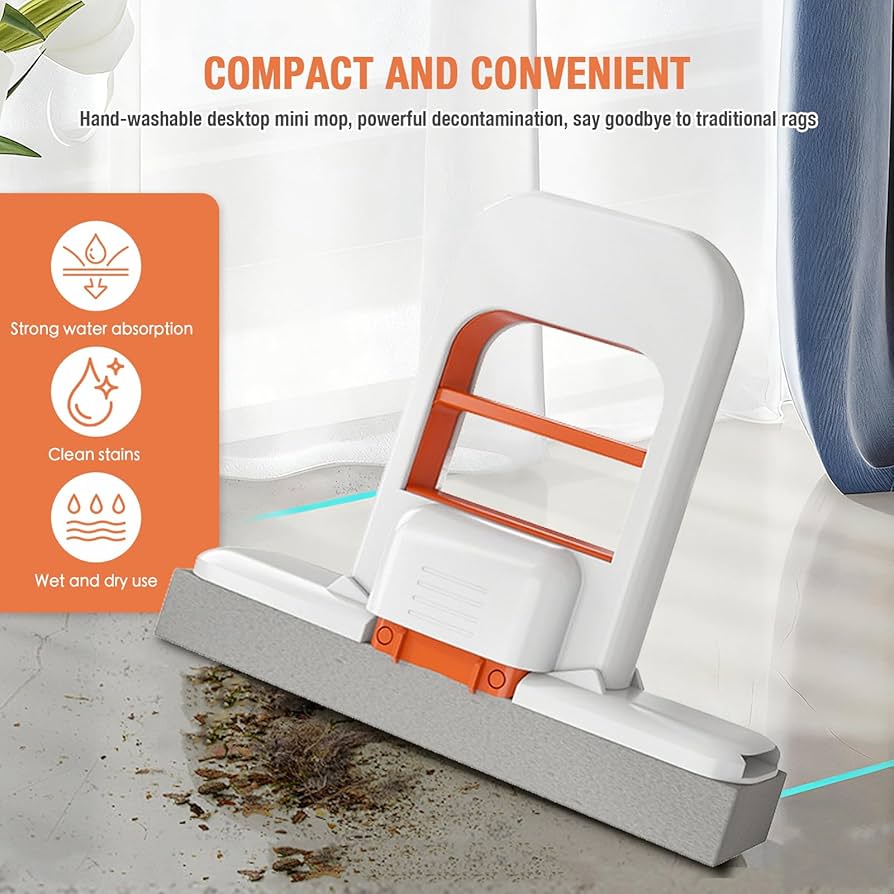 2Pcs Multi Functional Mini Mop For Easy Squeezer