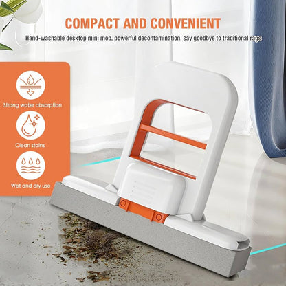 2Pcs Multi Functional Mini Mop For Easy Squeezer