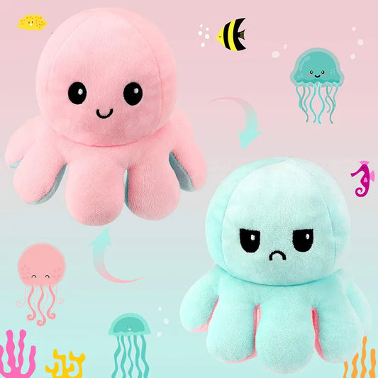 Two Faced Octopus Plush Toy