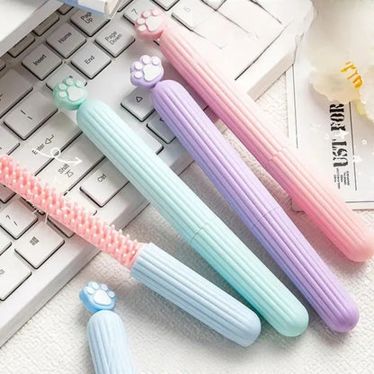 Plastic Comb With Protective Lid