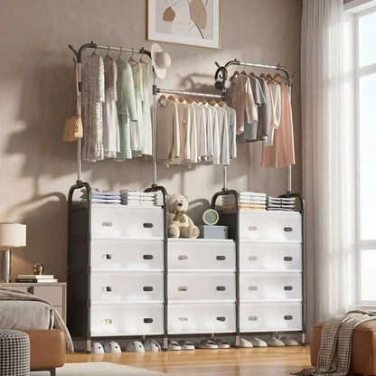 Bedroom Coat Rack – Multipurpose Clothes Hanging & Drying Stand