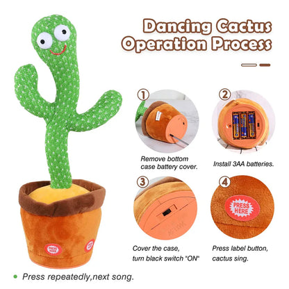 Musical Dancing Cactus Toy