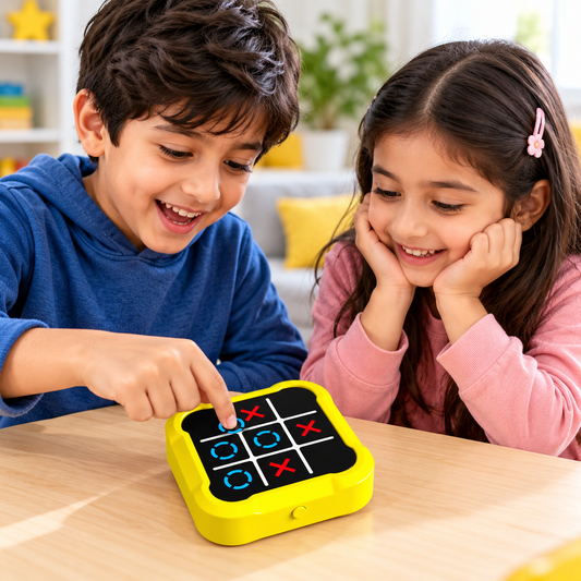 Classic Battle Electronic Game – Touch-Sensitive Tic Tac Toe Toy