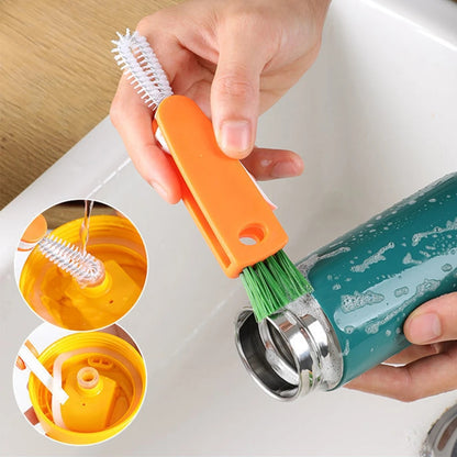 3 In 1 Carrot Shaped Nylon Wire Brush Long Lasting
