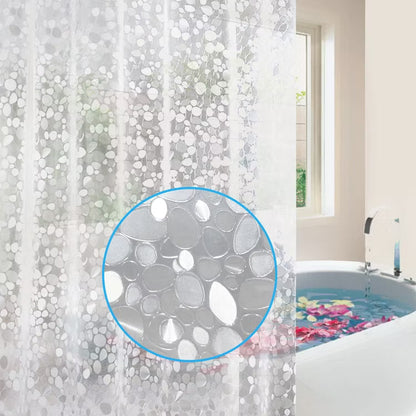 Heavy Duty Washable Shower Curtain Set (6x6 Feet)
