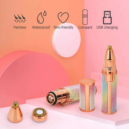 Rechargeable 2 in 1 Flawless Facial Razor