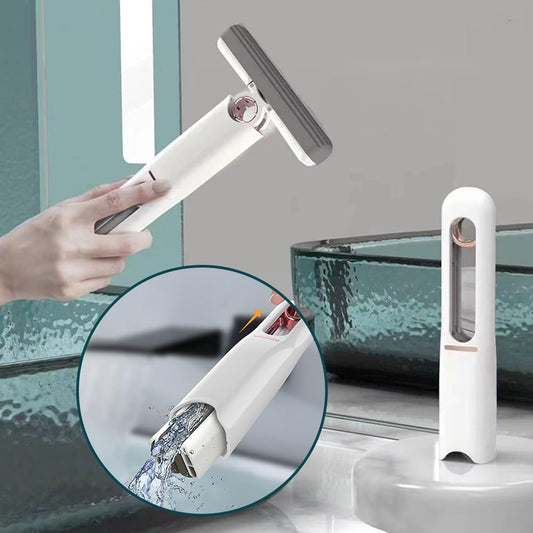 Easy Squeeze Wet & Dry Microfiber Floor Cleaner Mop, Home and Living 