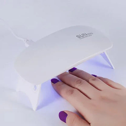 Fast Dry Rechargeable Mini UV LED Gel Nail Lamp, Health and Beauty 