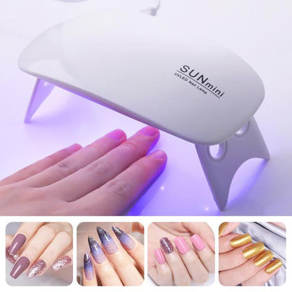 Fast Dry Rechargeable Mini UV LED Gel Nail Lamp