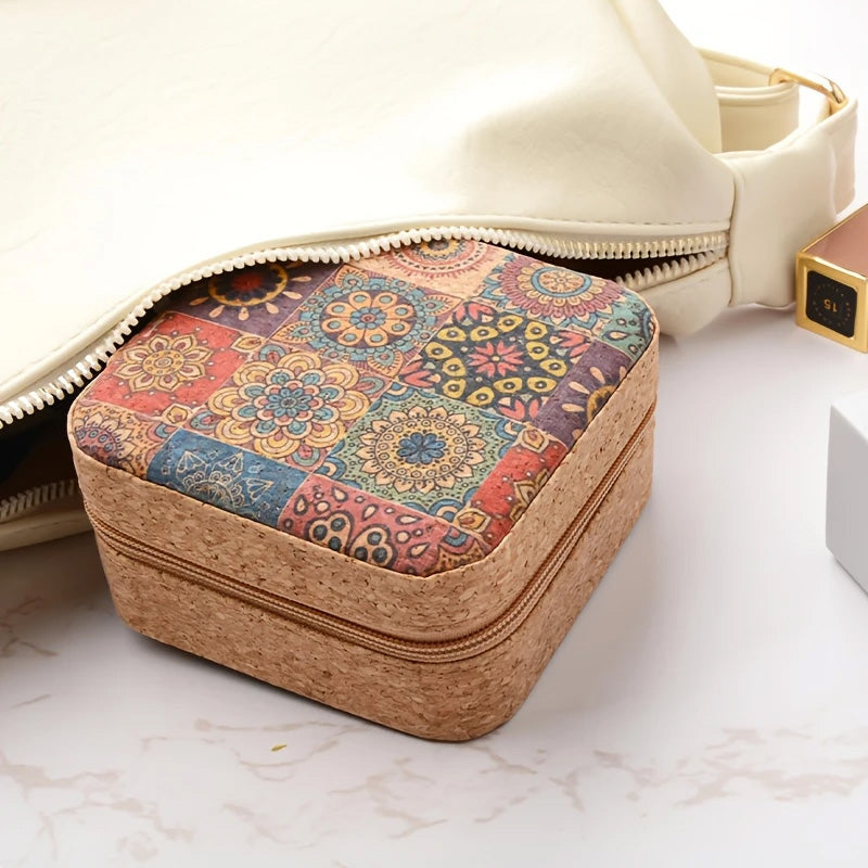 Travel Jewelry Storage Case – Floral Print