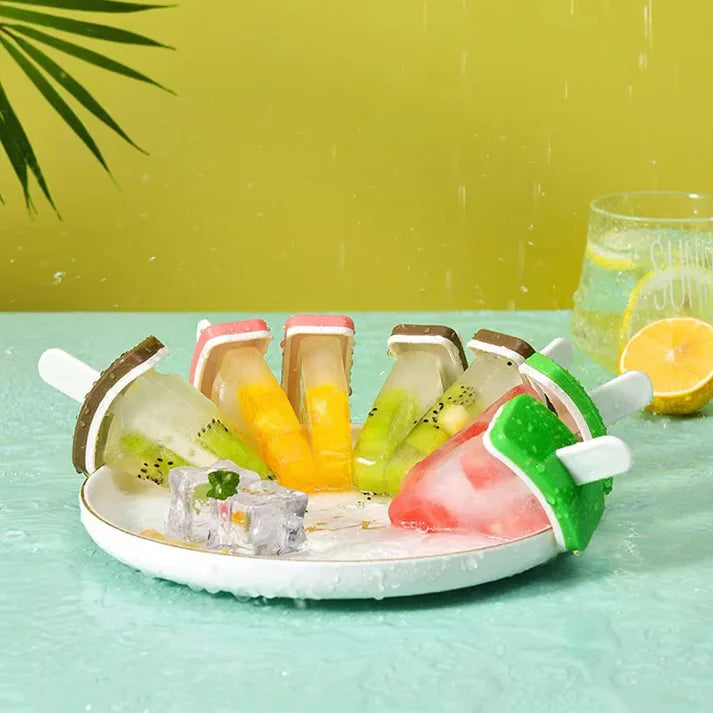 4 Pcs Tropical Fruit Ice Mold Kit