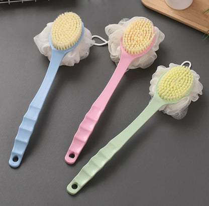 Non-Slip Long Handle Loofah For Shower