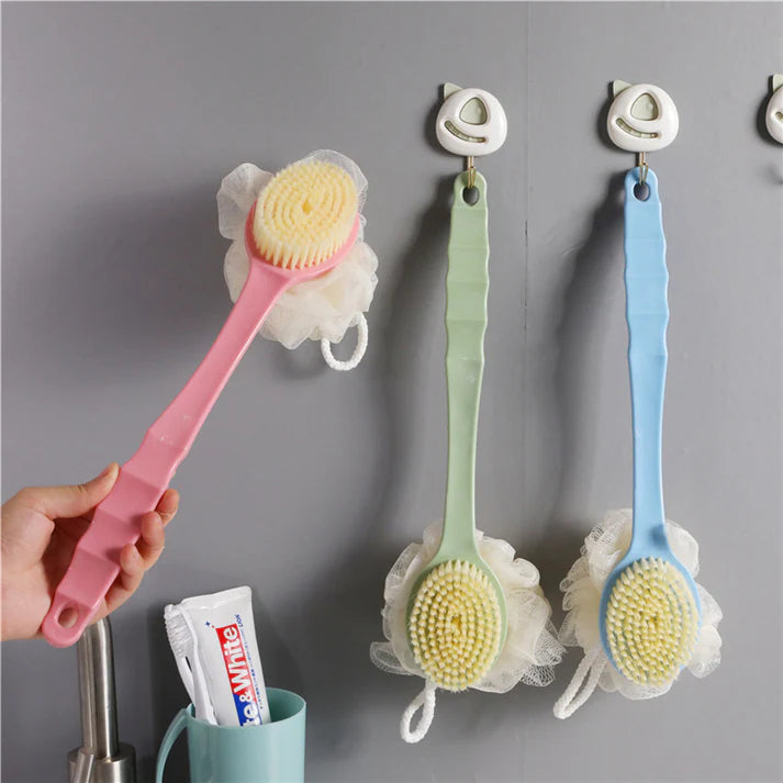 Non-Slip Long Handle Loofah For Shower
