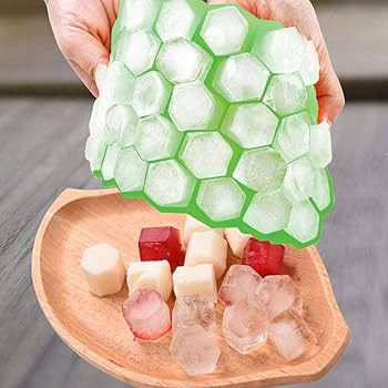 Honeycomb Ice Tray With Easy-Release Lid
