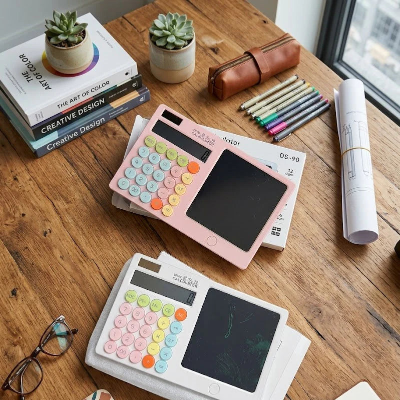 Business LCD Calculator Advanced Executive Notepad