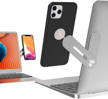 Side Screen Magnetic Phone Holder For Laptop