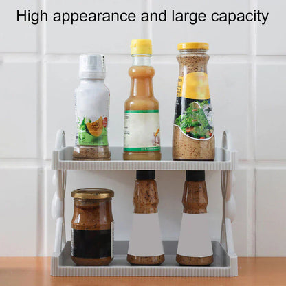 Modern 2-Tier Organizer Shelf