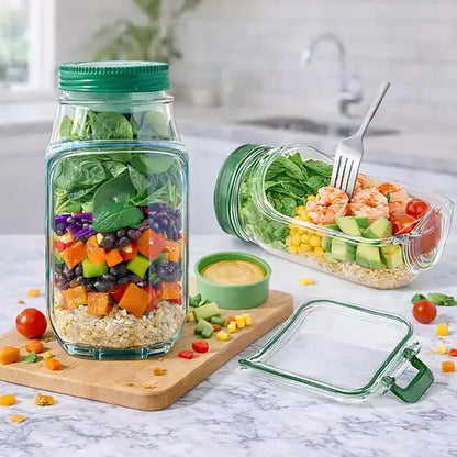 Multi Purpose Food Storage Box For Salad, Snacks & Lunch