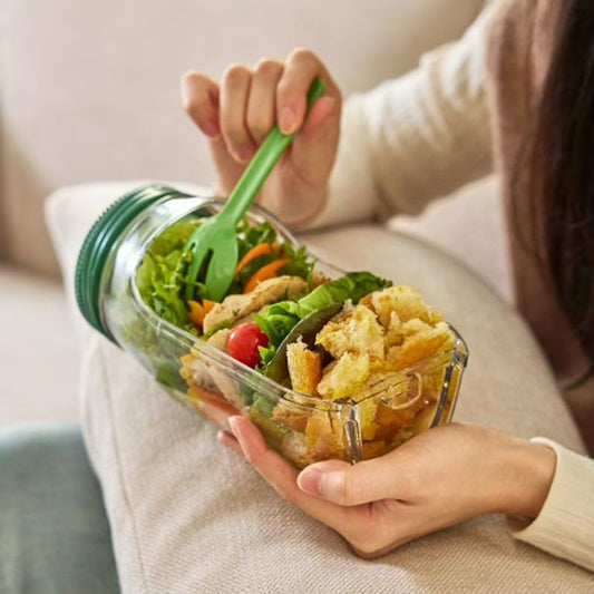 Multi Purpose Food Storage Box For Salad, Snacks & Lunch