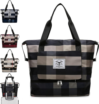 Multicolor Expandable Travel Bag
