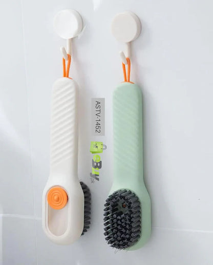 Soap-Dispensing Scrub Brush Set (2 Pack)