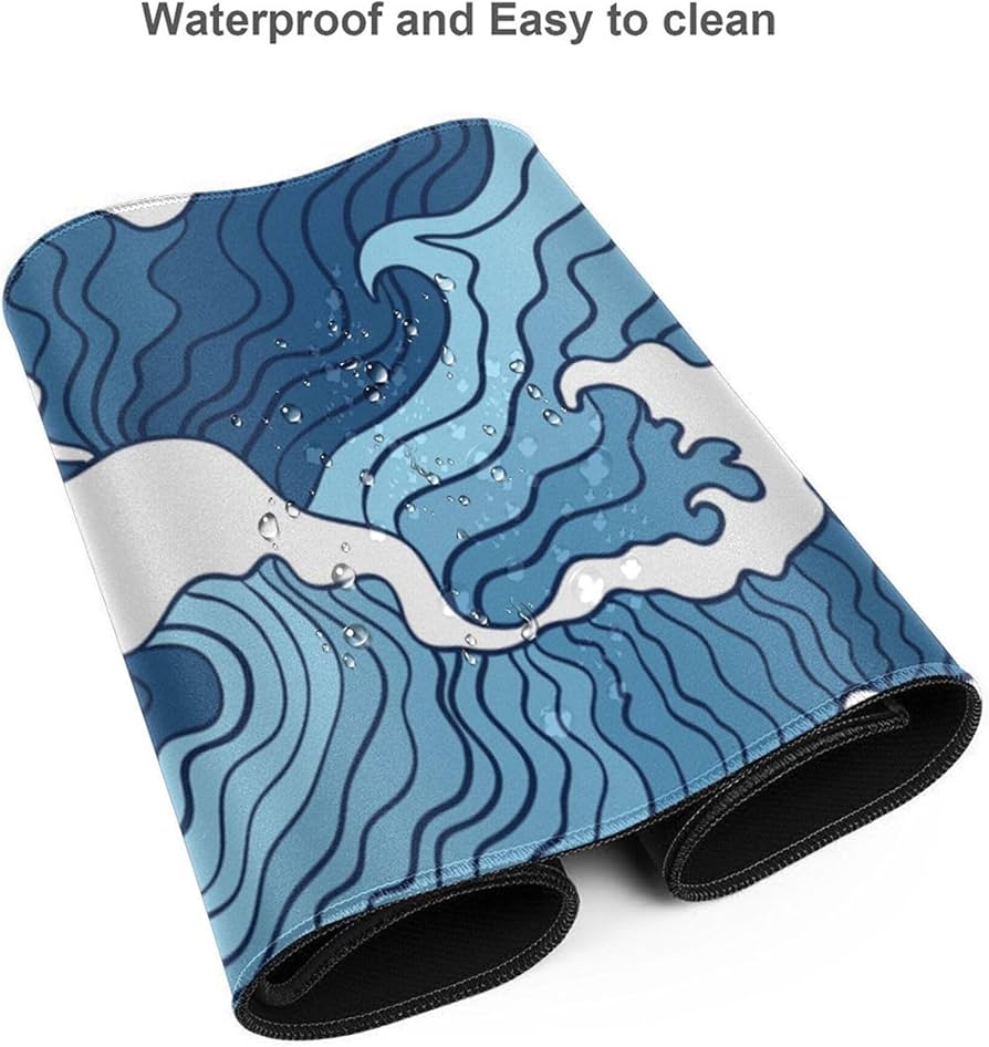 Non-Slip Rubber Base Desk Mat