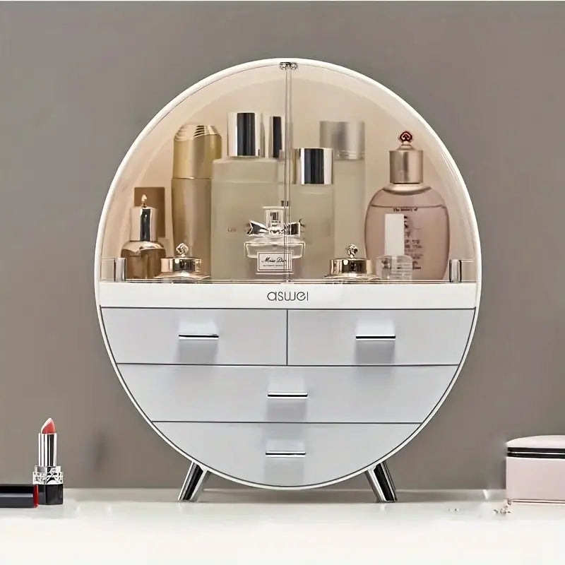 Oval Shaped Cosmetic Organizer. Jewerly Organizer 