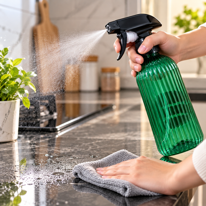 Plastic Spray Bottle Refillable Handheld Trigger Sprayer For Home Use