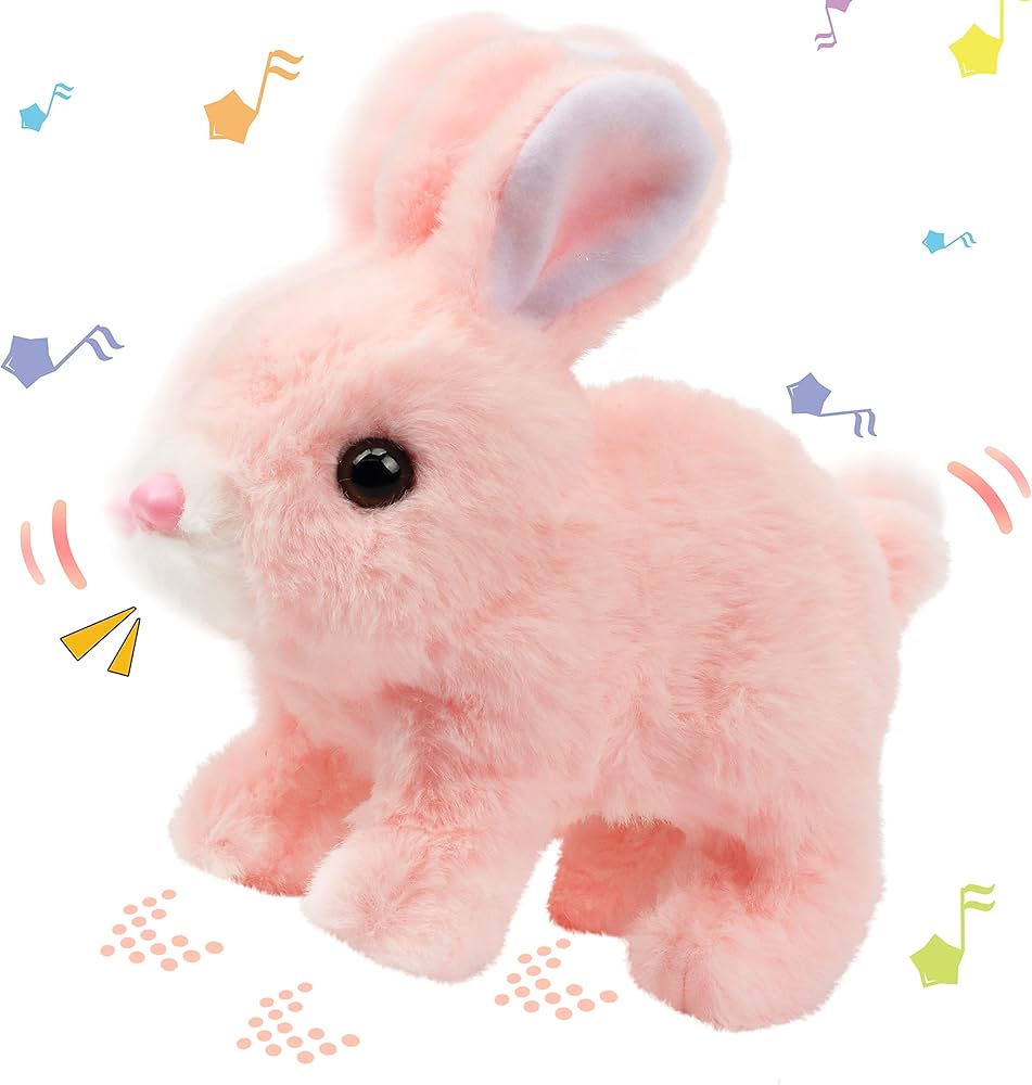 Playful Animated Rabbit Plush With Music & Motion