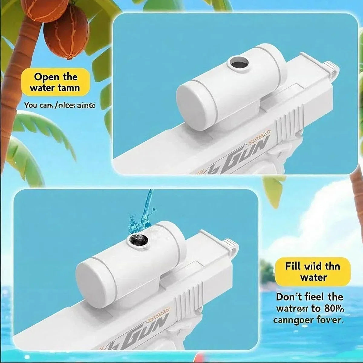 Prank Water Spray Gun Toy – Two-Way Design for Kids’ Outdoor Play