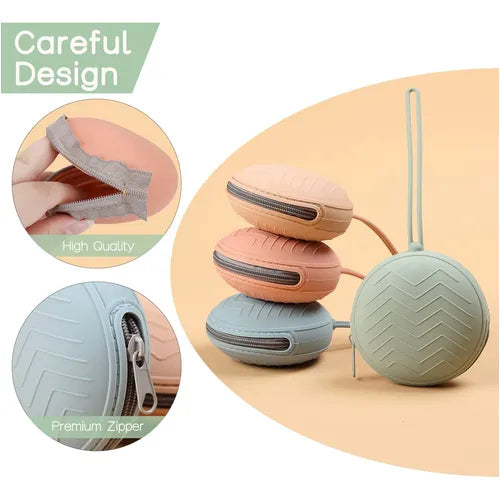 Round Air buds Pouch