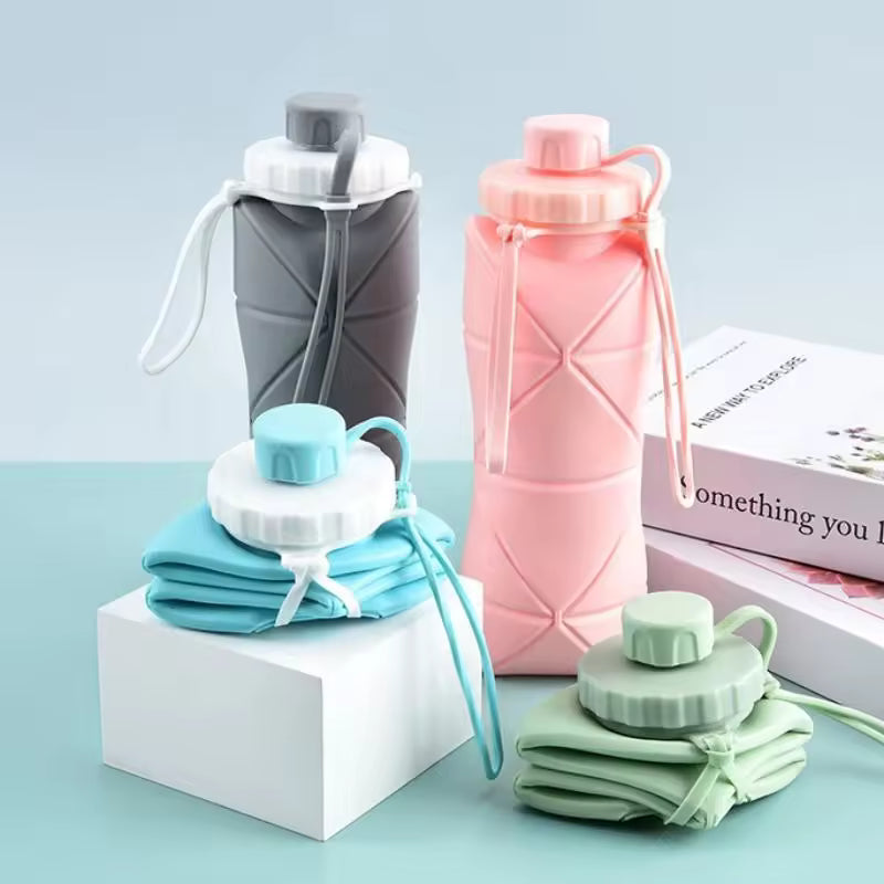 Silicone Foldable Water Bottle, Home and Living 