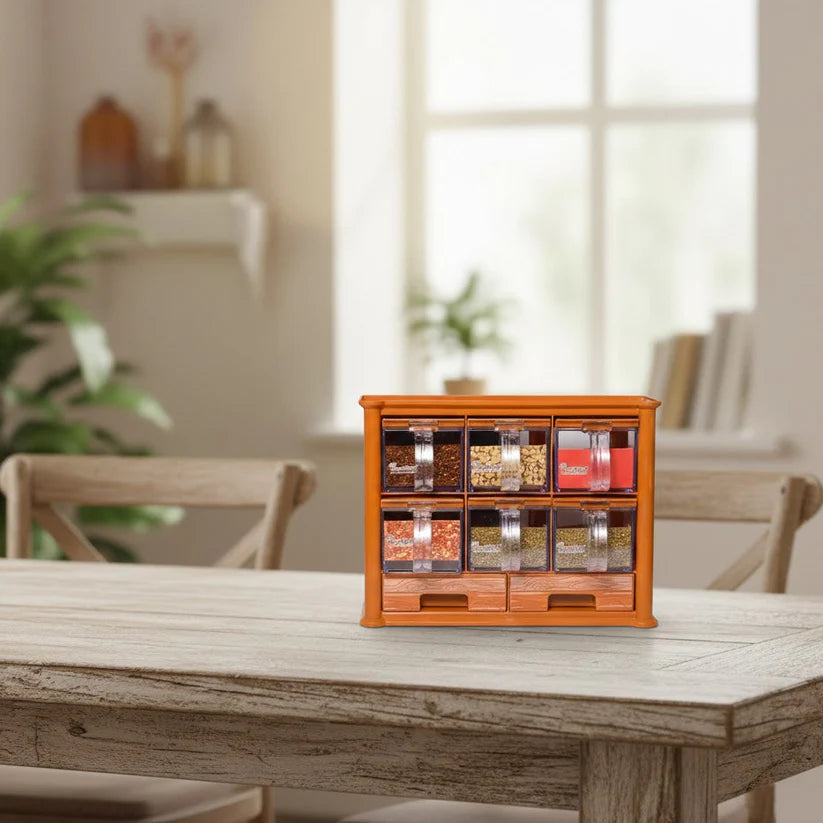 Head Chef Kitchen Multi Slide Spice Organizer, Kitchen Accessories 