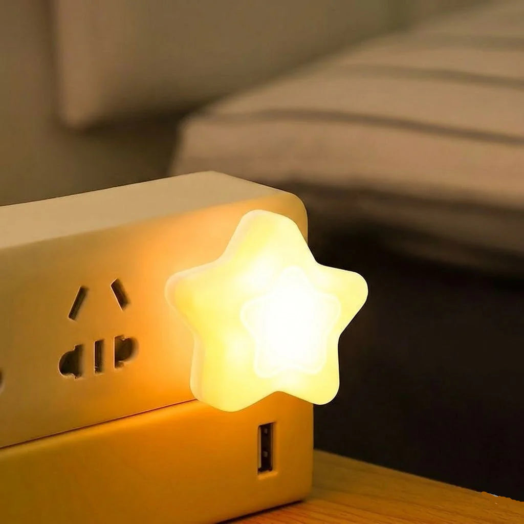 Star Design Decorative USB Night Lamp