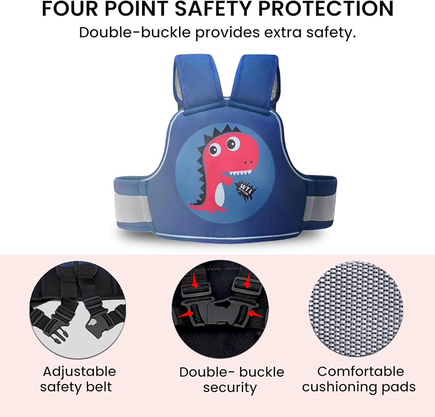 Toddler Bicycle Seat Safety Strap Harness Belt System