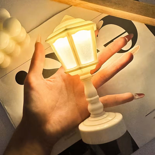 Vintage Decorative Table Lamp – Elegant LED Night Light
