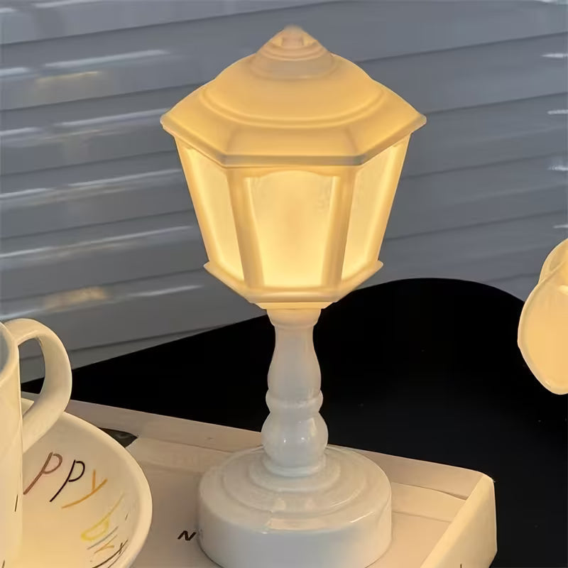 Vintage Decorative Table Lamp – Elegant LED Night Light