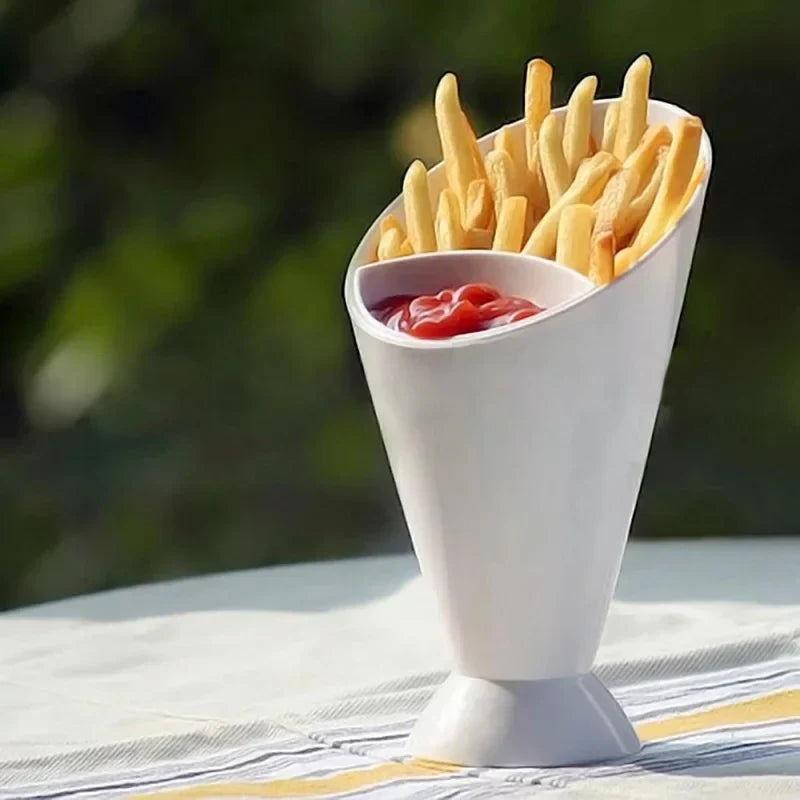 Fries & Sauce Dipping Cup Convenient Snack Holder