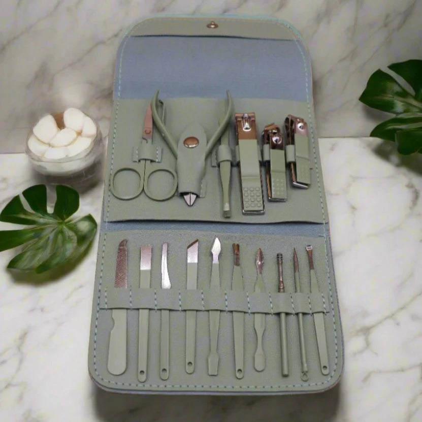 16 PCS Nail Clippers & Tools Set