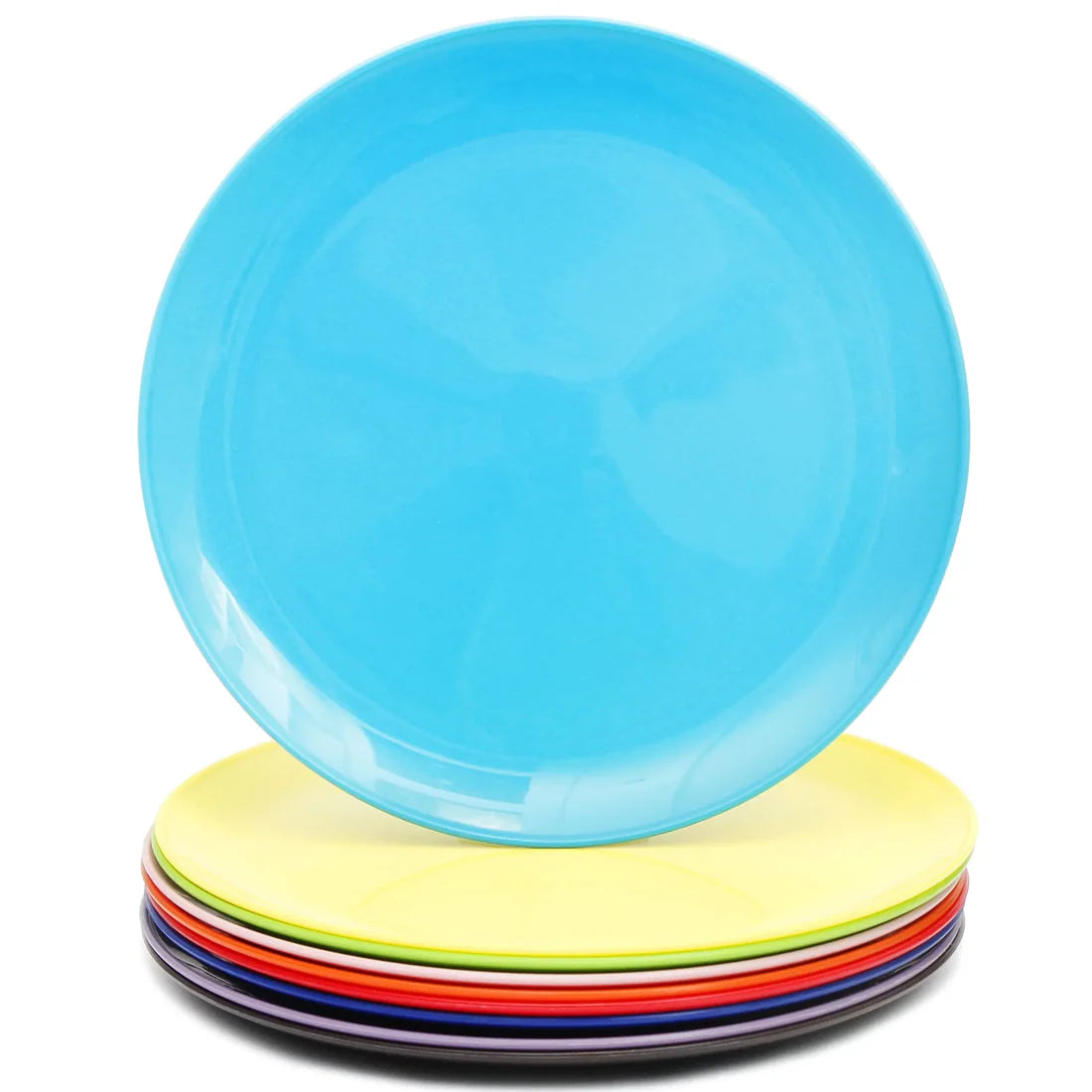 Set of 4 Colorful Rainbow Mini Plates