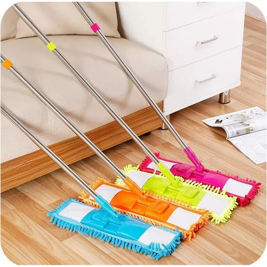 Adjustable 360 Microfiber Flat Mop